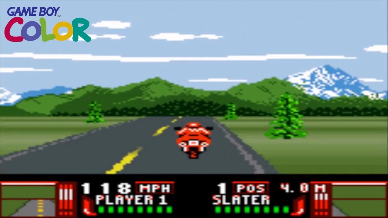 Road Rash (Game Boy Color Gameplay)