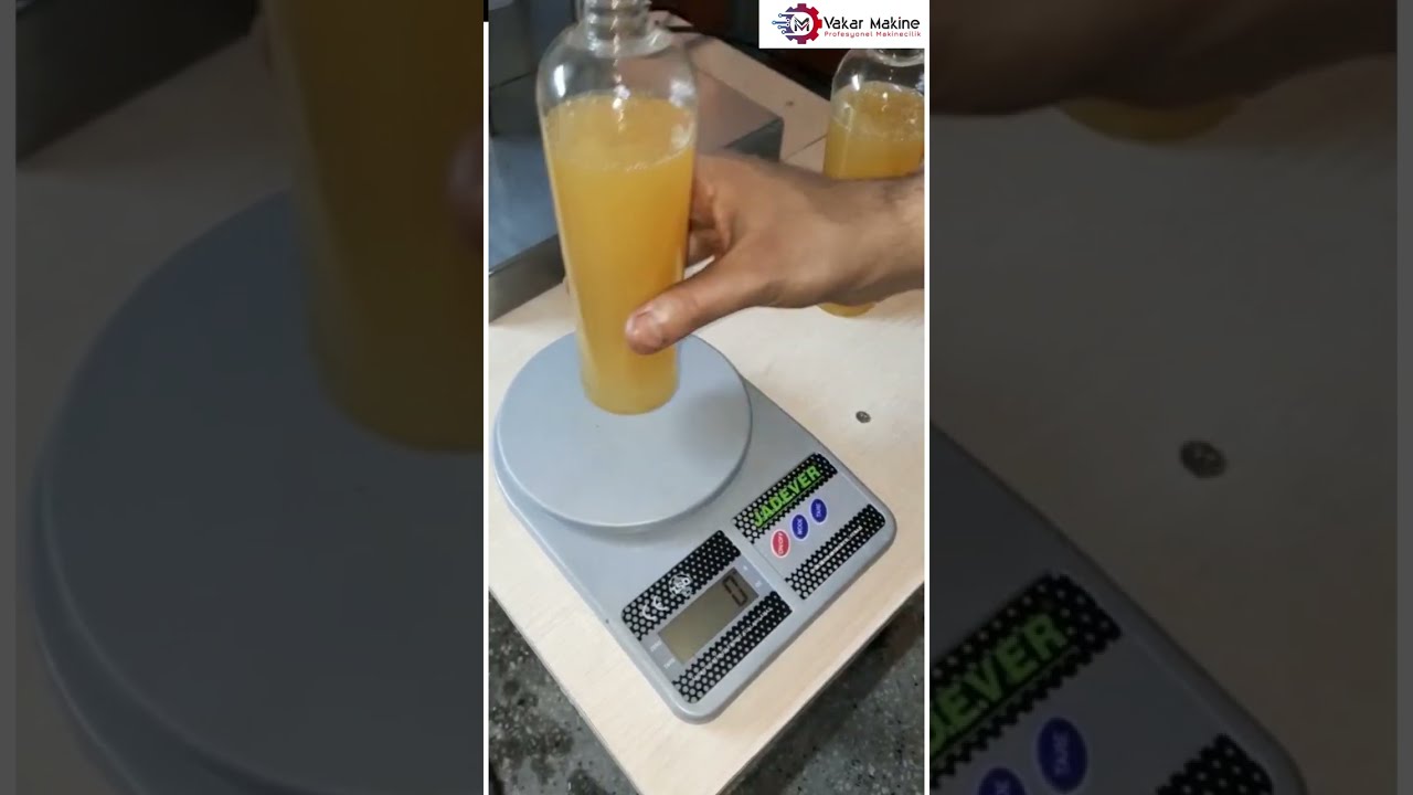 Yarı Otomatik Dolum Makinesi 50 ml. ve 300 ml. Dolum Testi (Semi Automatic Filling Machine)