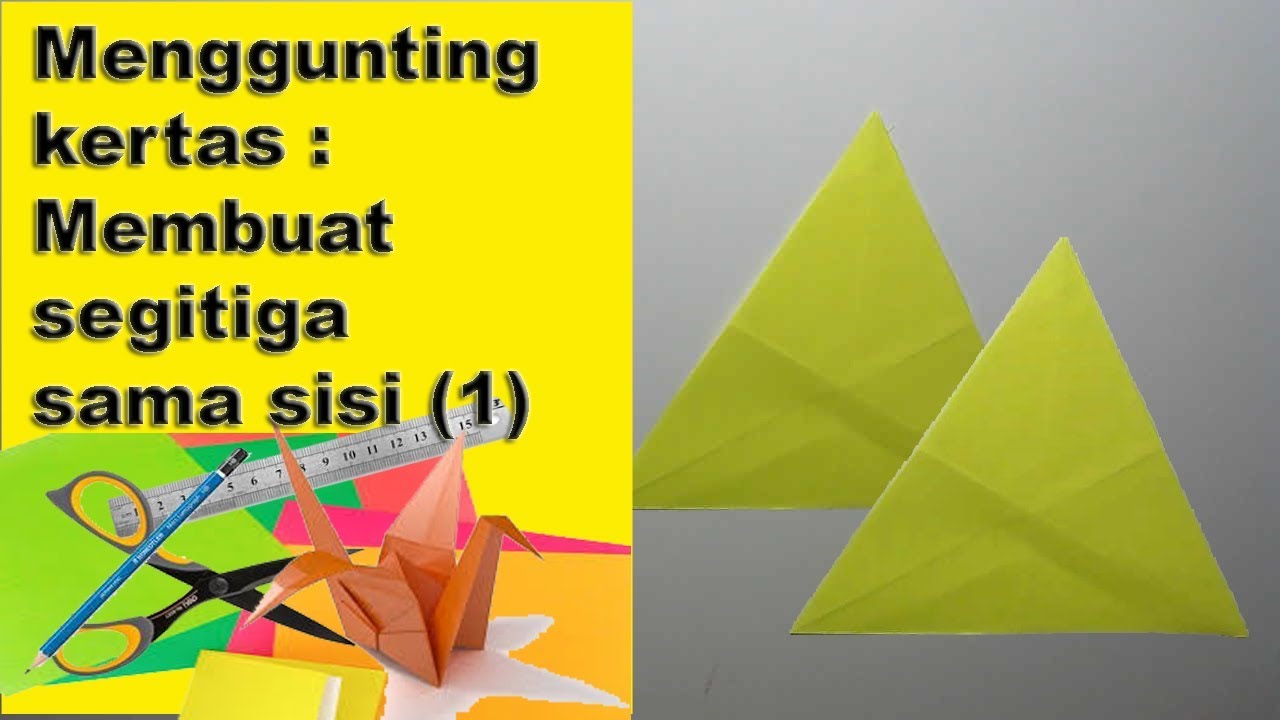 Membuat segitiga sama sisi 1