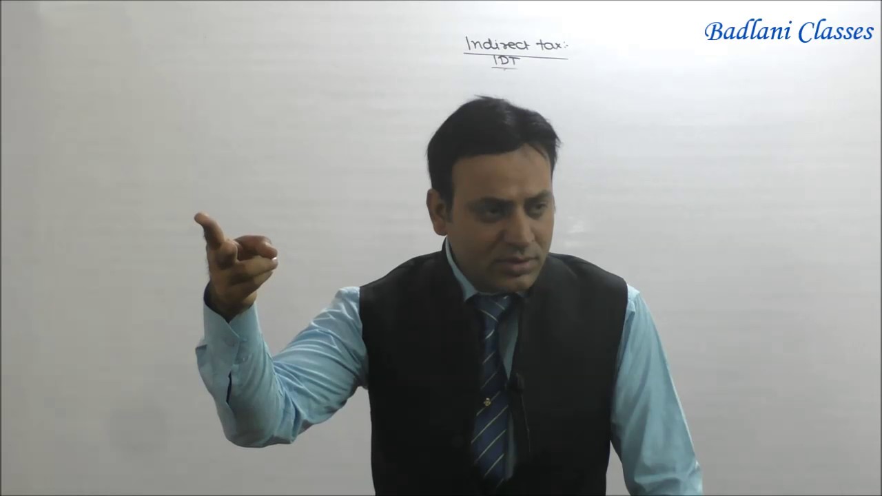 Indirect Tax : Value Added Tax : Lecture 1 : VAT
