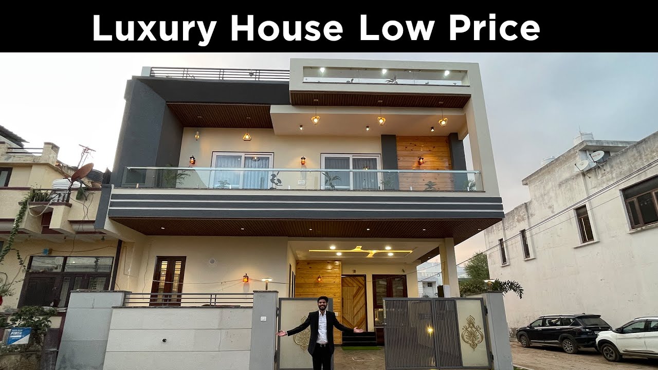 Luxury 5 Bedroom House with Home Theater + Bar Counter + Roof Top Garden Area | Property in Jaipur