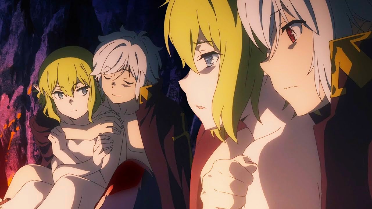 DanMachi Season 4「AMV」Let Me Down Slowly ᴴᴰ / Bell and Ryuu Hugging each Other ~ Bell x Ryuu