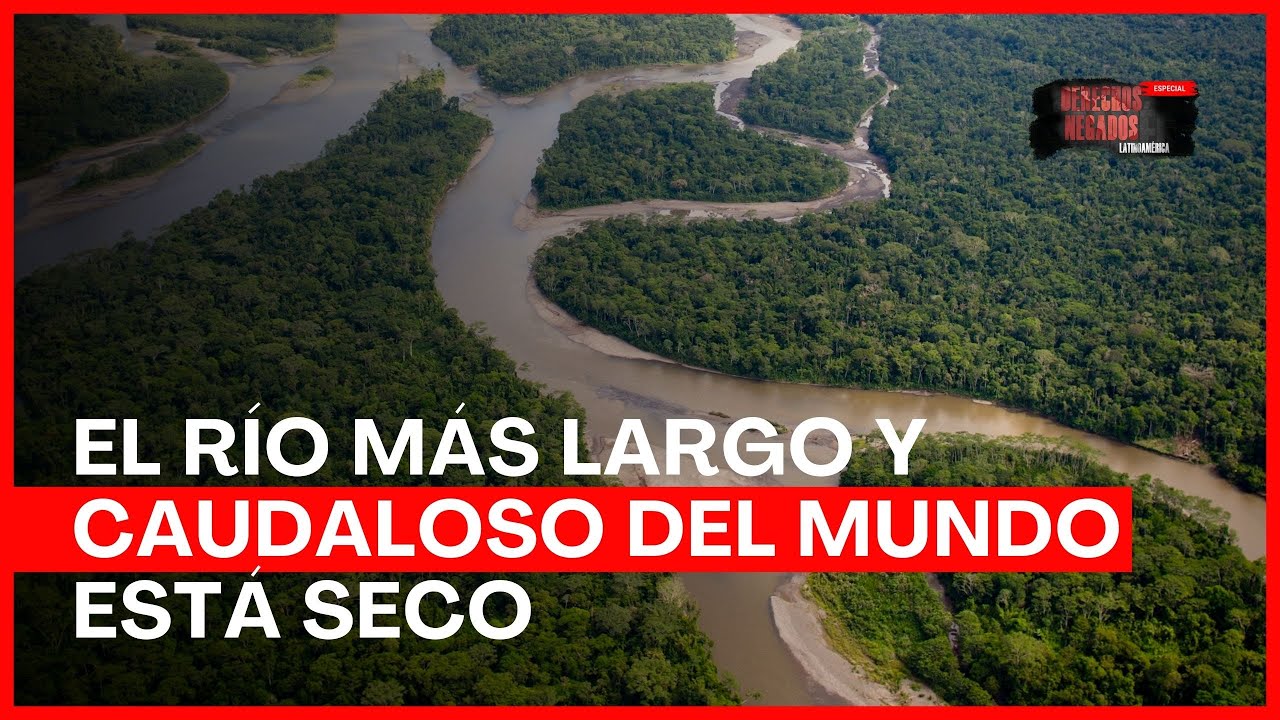 DE PARA&Iacute;SO A DESIERTO: As&iacute; se ve la extrema sequ&iacute;a del r&iacute;o amazonas