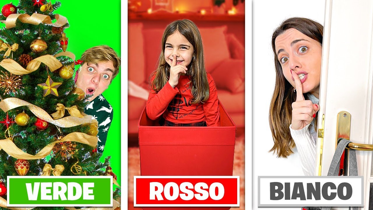 NASCONDINO NEL TUO COLORE CHALLENGE DI NATALE CON LA CUGINETTA DI DANI NELLA NOSTRA NUOVA CASA!