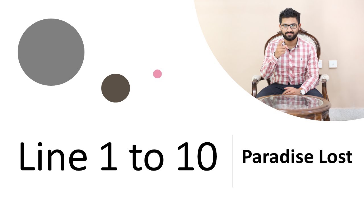 Paradise Lost, Book 1;John Milton : Urdu/Hindi Translation; Lines 1-10