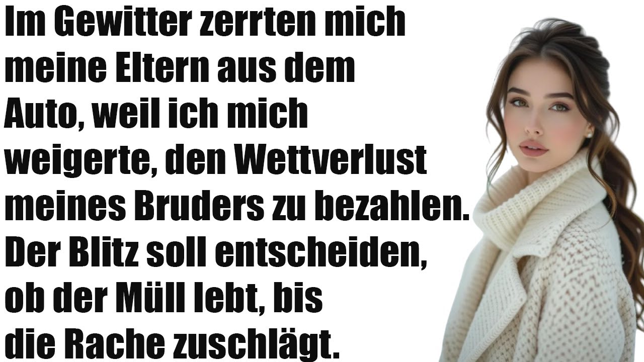 Meine Eltern Warfen Mich Im Sturm Raus, Weil Ich Nicht Für Meinen Bruder Zahlen Wollte