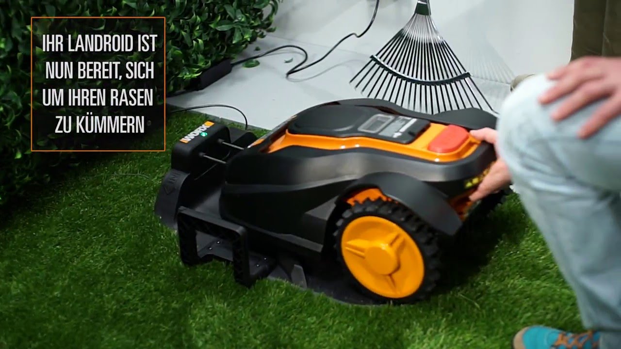 LANDROID M/L Mähroboter INSTALLATION - Deutsch - www.worxlandroid.com