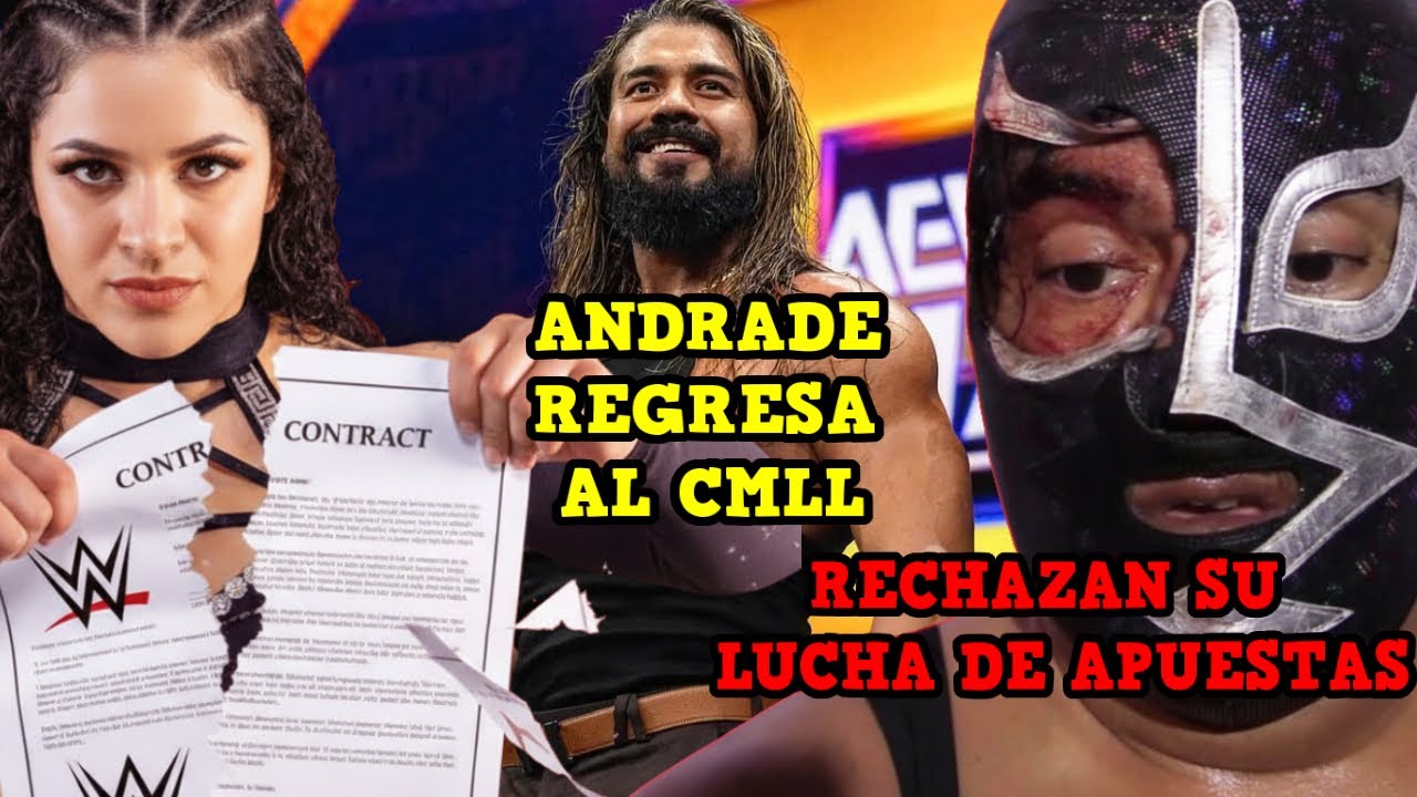 PERSEPHONE MANDA A LA MI3R-DA A WWE/ RECHAZAN LUCHA DE APUESTAS A RAYO DE JALISCO/ ANDRADE CMLL