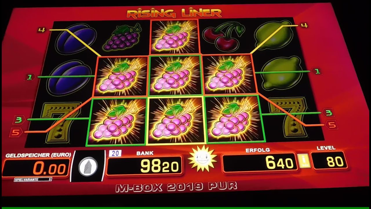 Rising Liner Risikospiel Merkur Magie Zocken auf 80 Cent ! Tr5 Kartenrisiko & Leiter