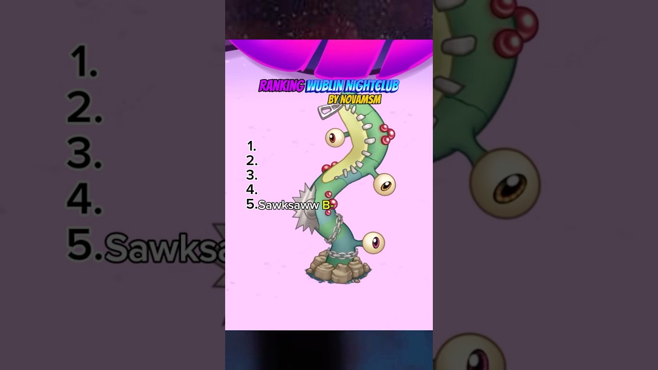 Ranking Wublin Nightclub #msm #mysingingmonsters #msmranking  #wublin #novamsm #fyp #fanmade