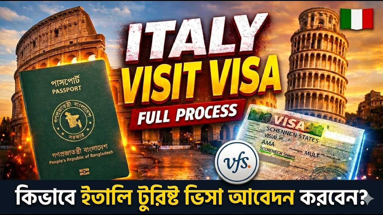 How to Apply for Italy Visit Visa Step-by-Step Guide | Complete Process of Applying for Italy Vis...