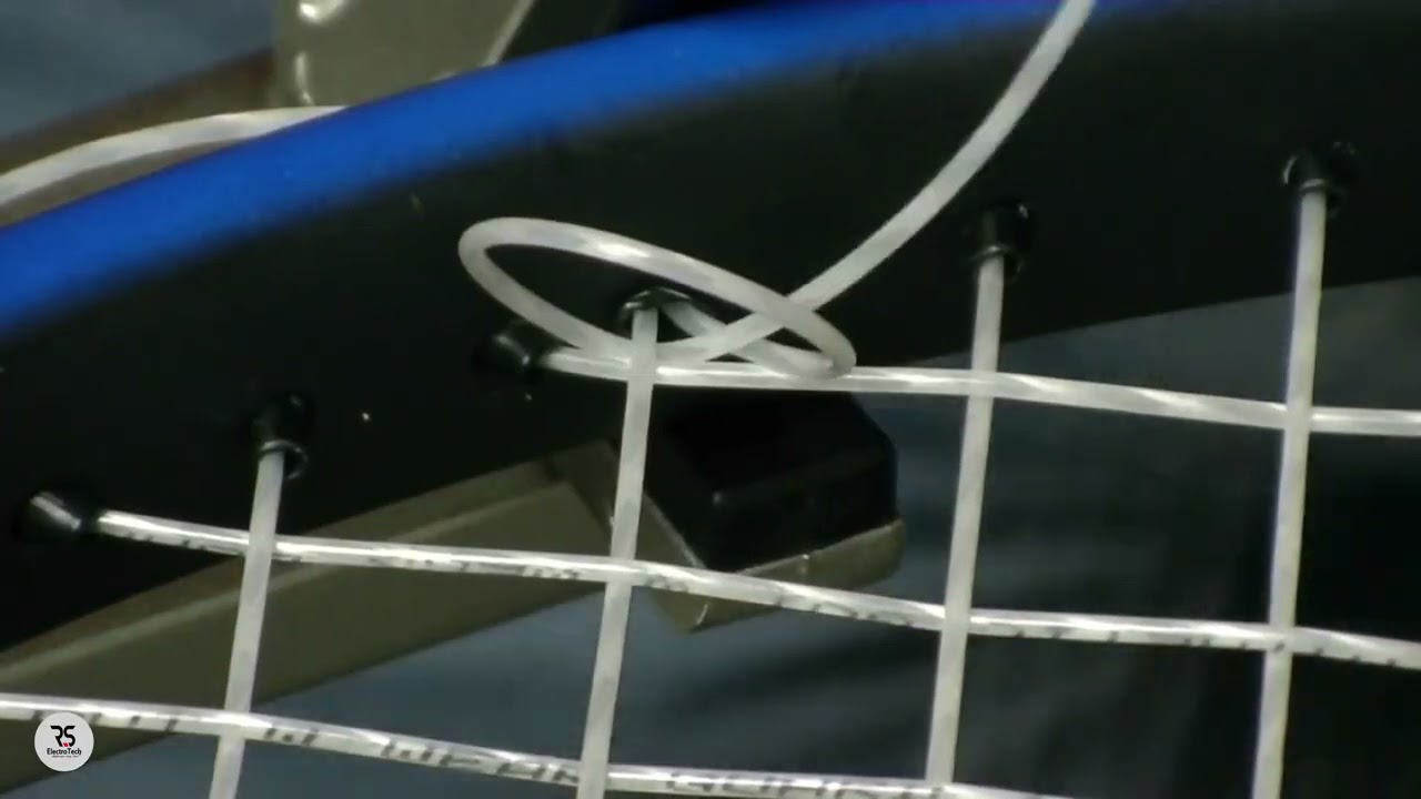 Racket stringer machine || How to string racket bat