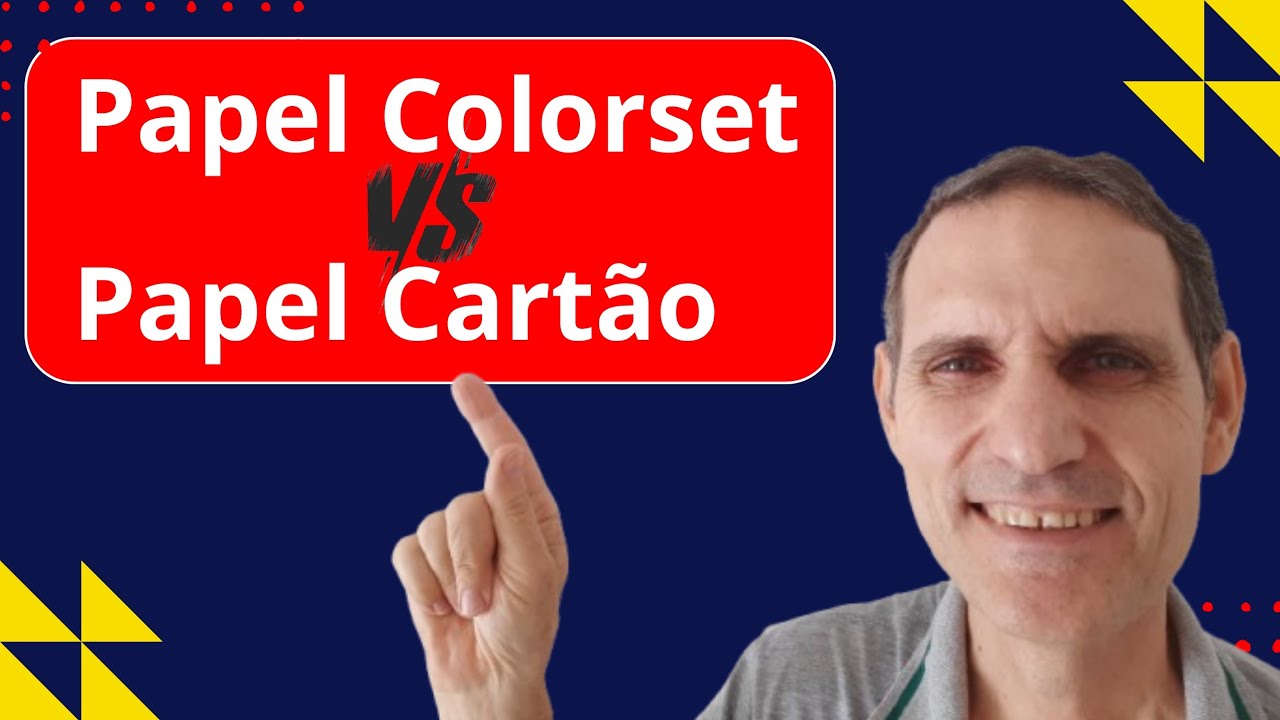 Diferen&ccedil;a entre papel colorset e papel cart&atilde;o (cartolina americana)