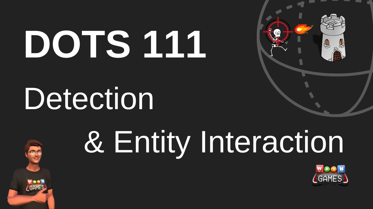 Entity interaction using OverlapSphere and ComponentLookup in Unity ECS 1.0