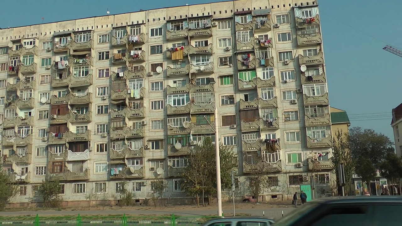 Меняющийся Душанбе. Часть 7. По улице Расулова. 33, 32, 15 микррайоны. Ноябрь 2017