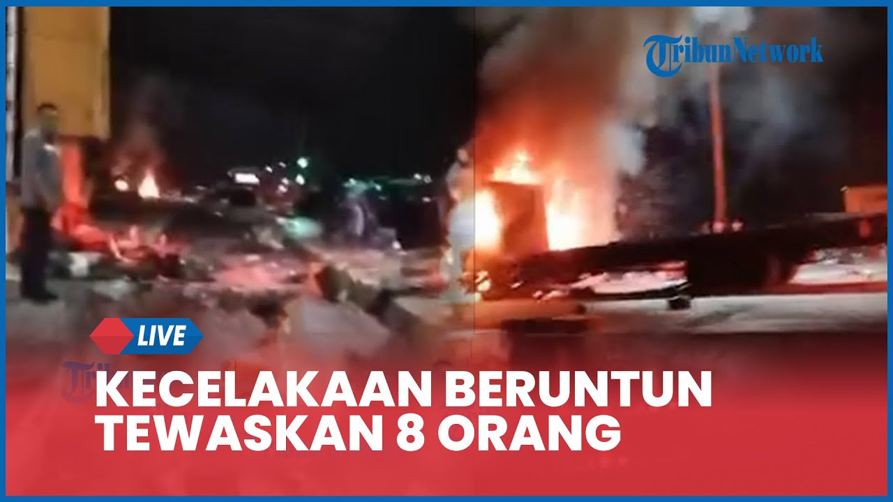 🔴Kecelakaan Beruntun Gerbang Tol Ciawi Bogor Tewaskan 8 Orang, Bermula dari Truk yang Rem Blong