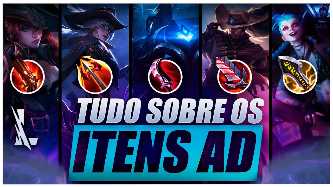 COMO BUILDAR? Tudo sobre os itens de DANO DE ATAQUE! l LoL Wild Rift PT-BR