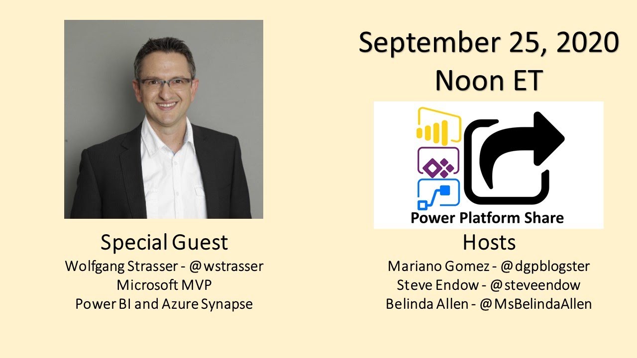 Power Platform Share with Steve, Mariano and Belinda. (Episode 12)