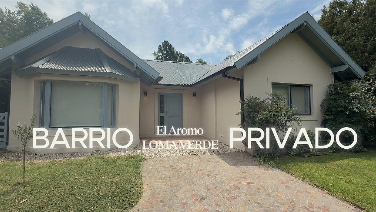 Casa en VENTA - Barrio Privado El Aromo, Loma Verde