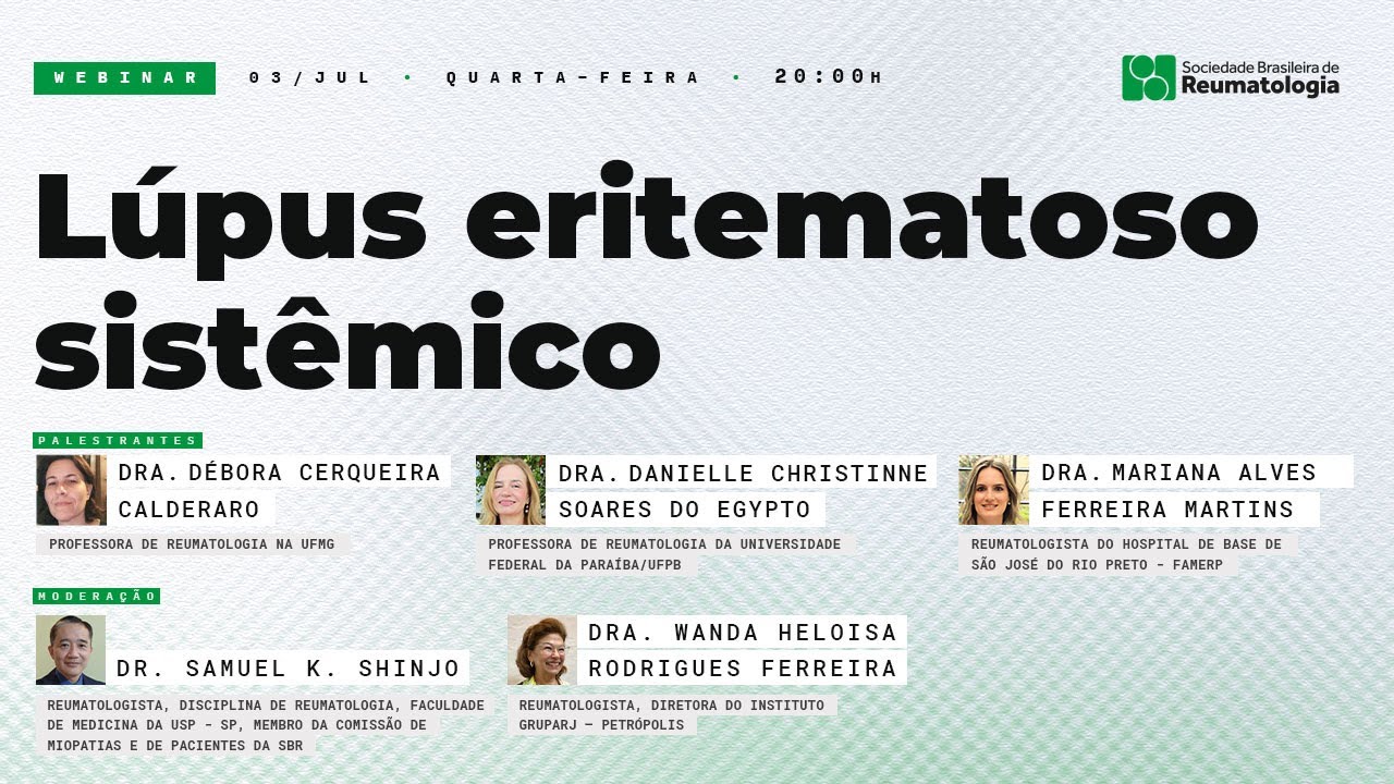 Webinar :Lúpus eritematoso sistêmico