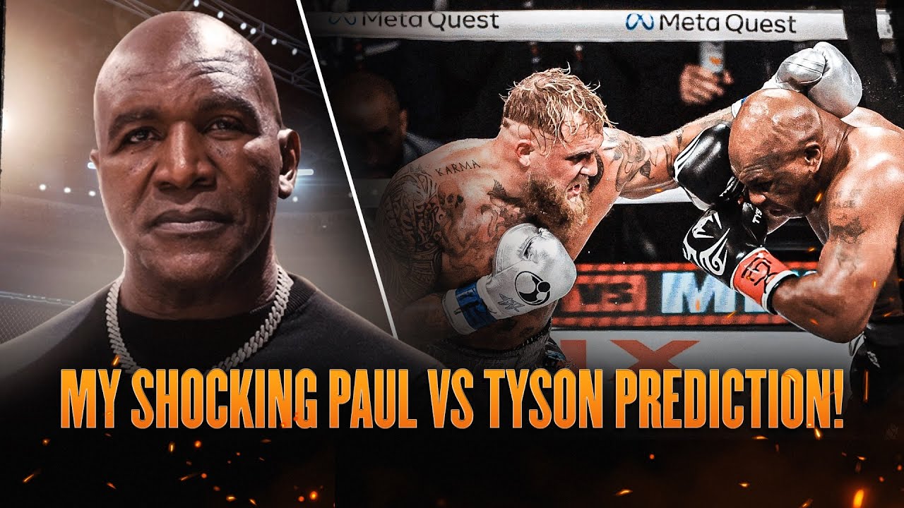 Was my prediction correct? Evander Holyfield's thoughts on Mike and Jakes Fight.