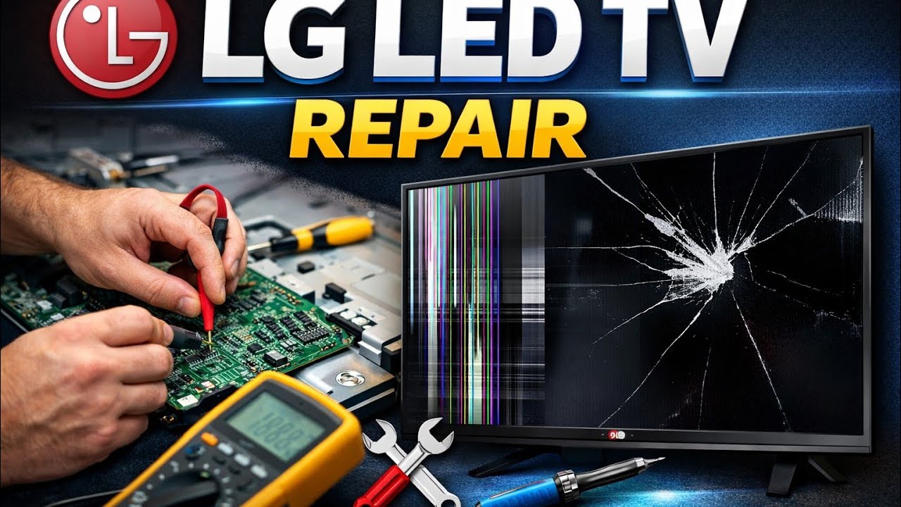 LG 32″ LED TV Light On No Picture | Repair. LG 32 LED TV ጥገና | ቀላል መፍትሄ ለጀማሪዎች