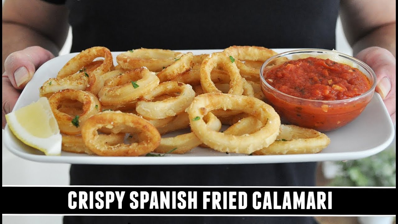 Знаменитые ХРУСТЯЩИЕ жареные кальмары из Испании | Calamares a la Andaluza