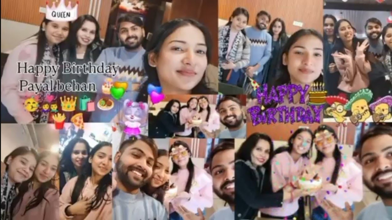 #happybirthday 🎂👑🥳👑👩‍❤️‍👨#payal #behan #subscribe #life #vlog #viral#funny 