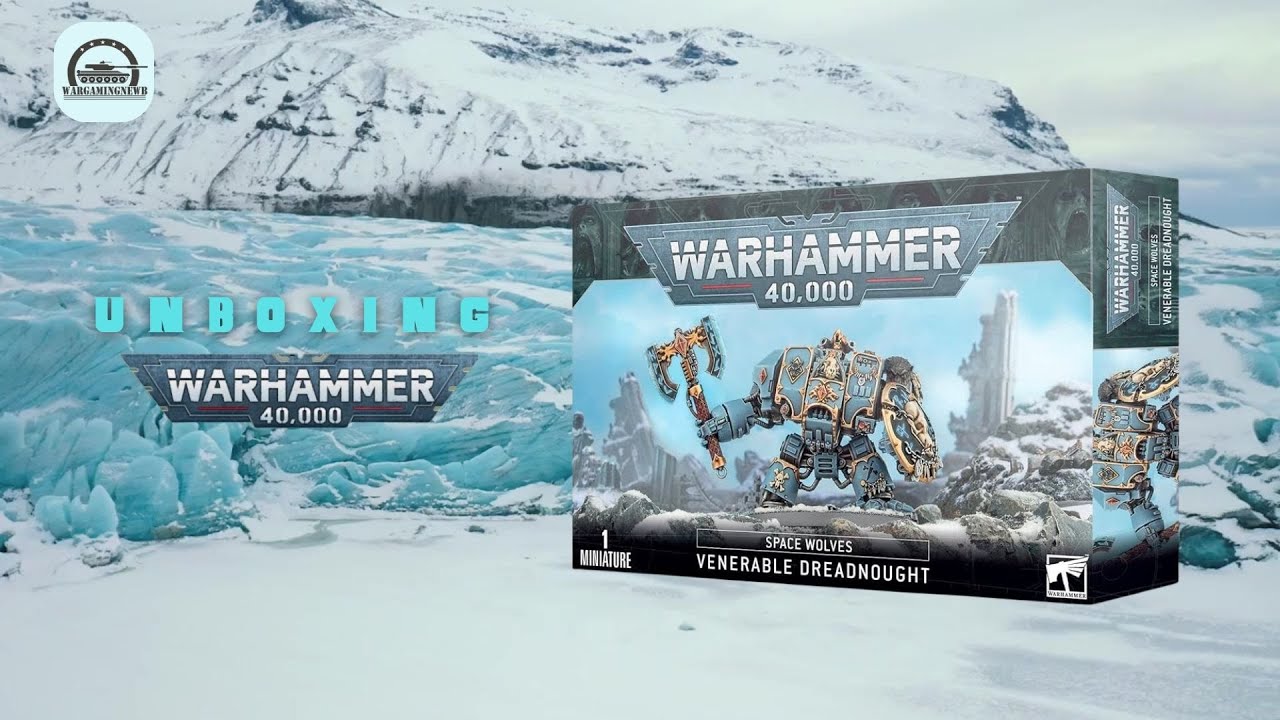 Unboxing Warhammer 40K Space Wolves Venerable Dreadnought [Unboxing]