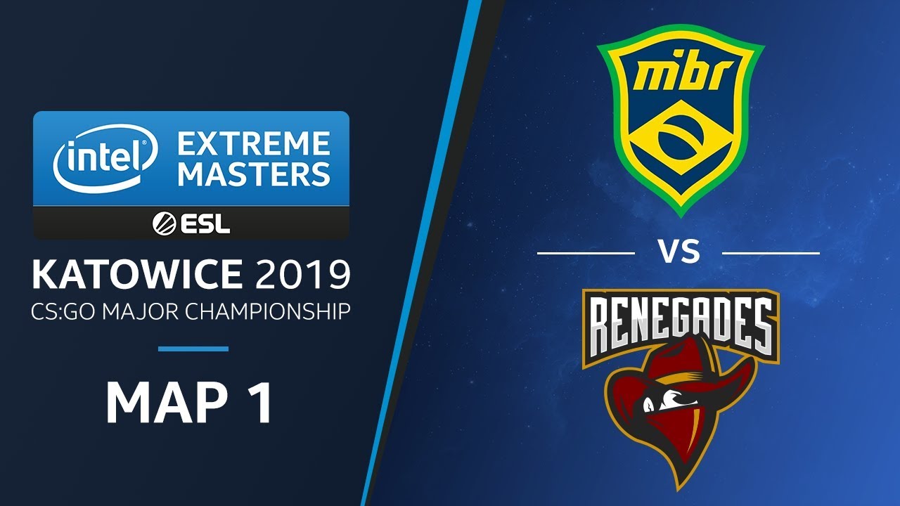 CS:GO - MIBR vs. Renegades [Dust2] Map1 - Quarterfinals - Champions Stage - IEM Katowice 2019