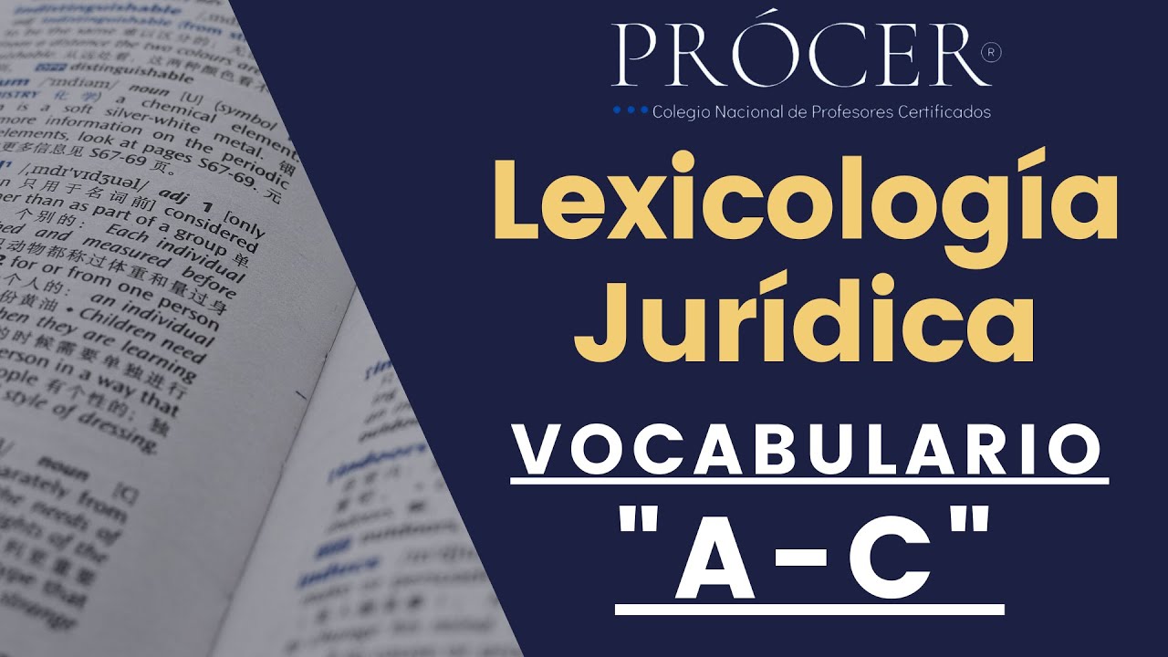 1. Lexicología Jurídica (A-C)