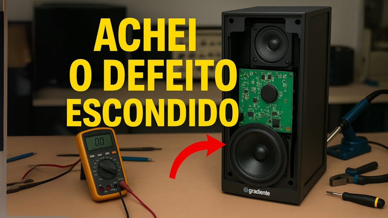 CAIXA TORRE GRADIENTE GDB10M - não sai áudio, troca do circuito bluetooth -
