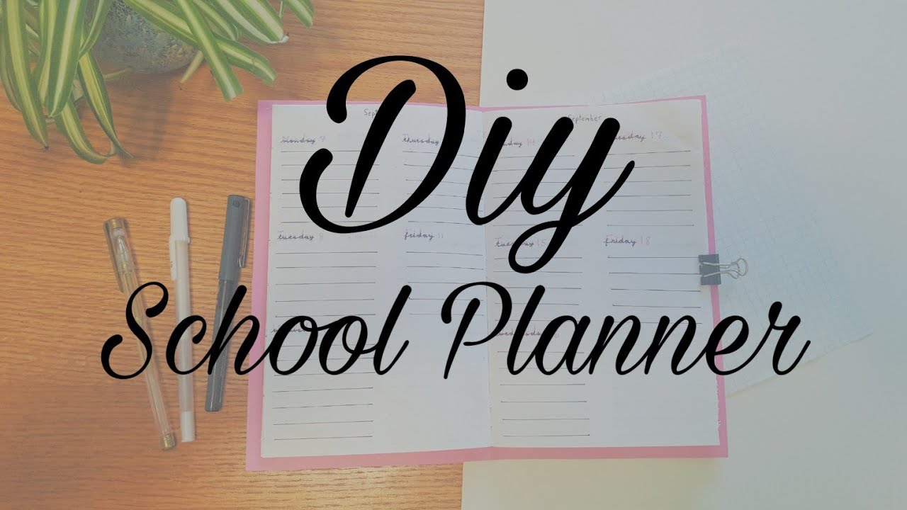 Diy School Planner