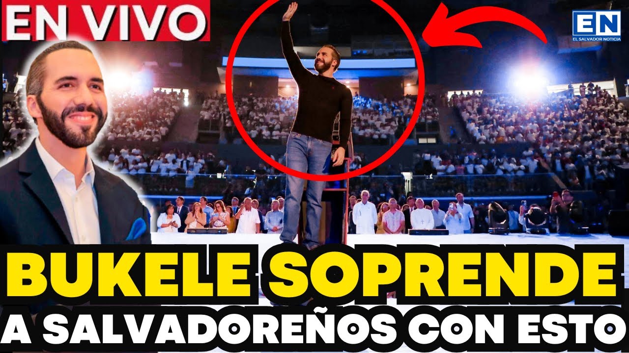 CADENA NACIONAL BUKELE SORPRENDE A TODOS CON ESTO NADIE LO ESPERABA EL SALVADOR NOTICIA 2025