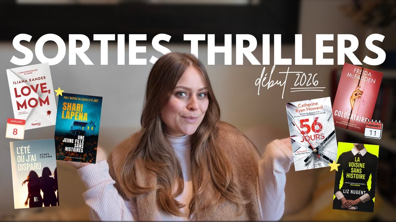 10 SORTIES THRILLERS A NE PAS LOUPER EN 2026 🤫📚