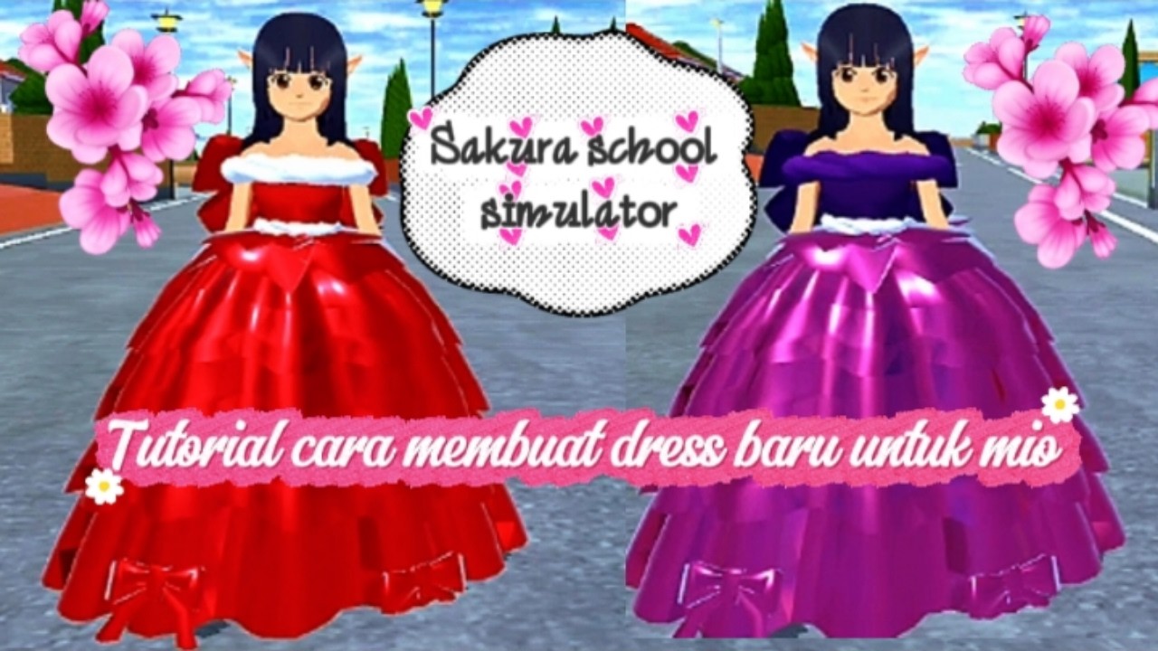 Tutorial cara membuat dress baru untuk mio #sakuraschoolsimulator #channelcahayasky