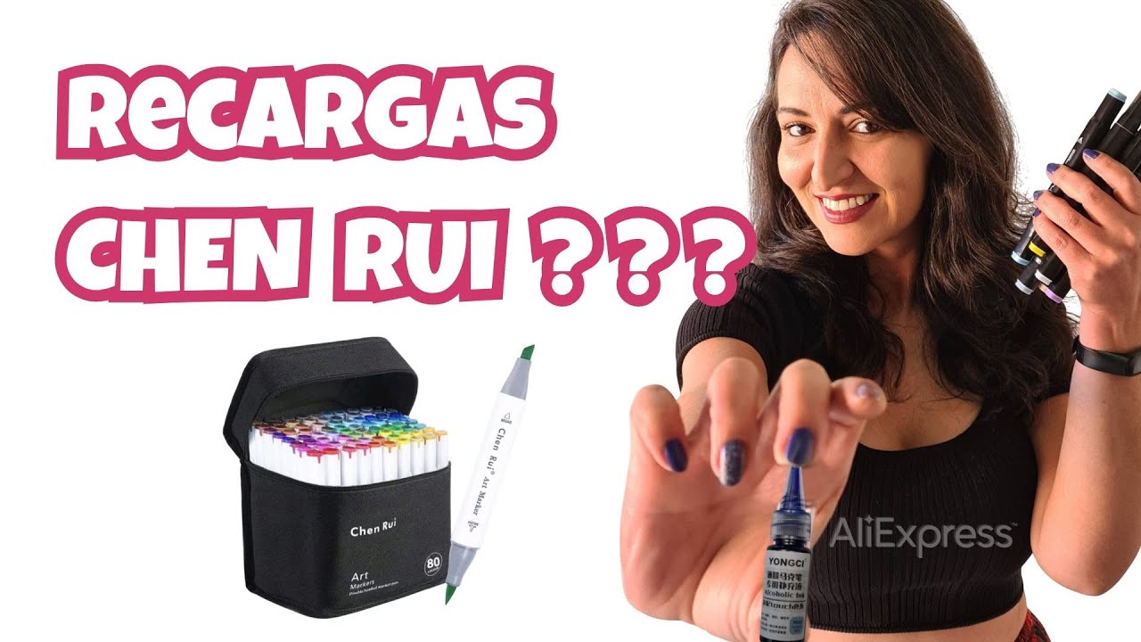 PINTANDO BOBBIE GOODS - RECARGAS CHEN RUI 80 CORES DA ALIEXPRESS - VEM COLORIR COMIGO!