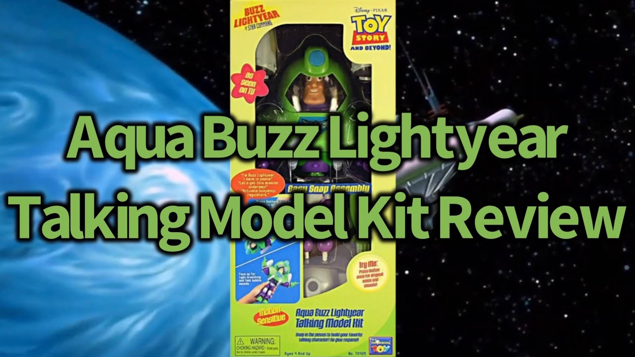 Обзор говорящей модели Базза Лайтера из Star Command Aqua Buzz Lightyear