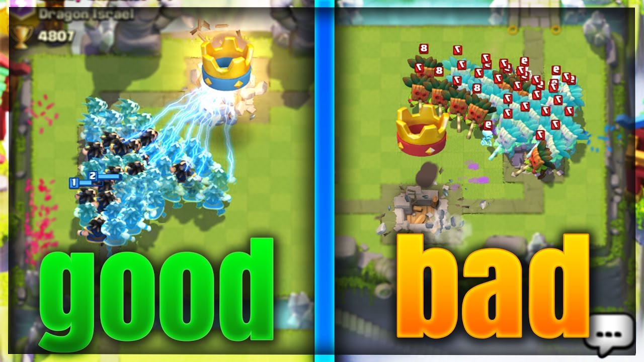קלאש רויאל - Dart Goblin נגד Electro Wizard עם עידן (Inde Clash - YT)