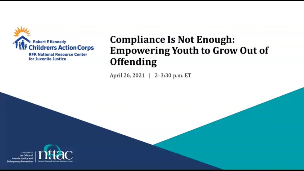 Compliance Is Not Enough: Empowering Youth To Grow Out Of Offending