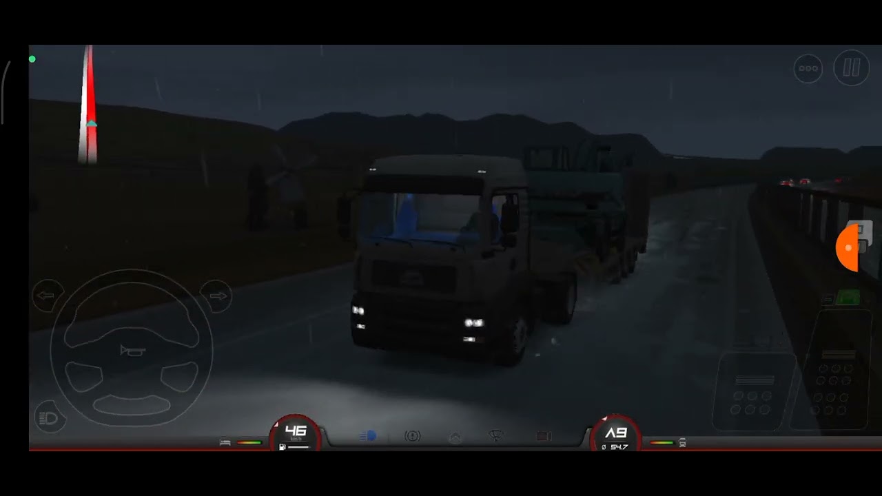 Truckers of Europe 3 oynadım (27 Tonluk tekerlekli ekskavatör taşıdım)