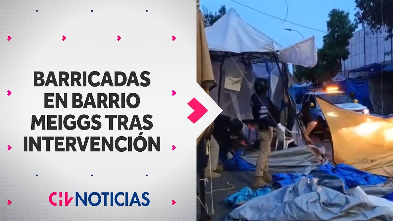 Tensión en Meiggs: Ambulantes instalaron barricadas tras operativo de retiro de toldos azules