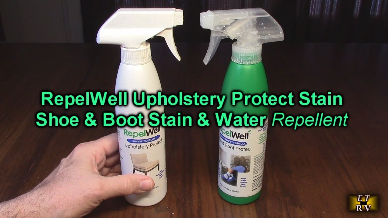 RepelWell Upholstery Protect Water Repellent (12oz) and Shoe & Boot Water Repellent (12oz) REVIEW