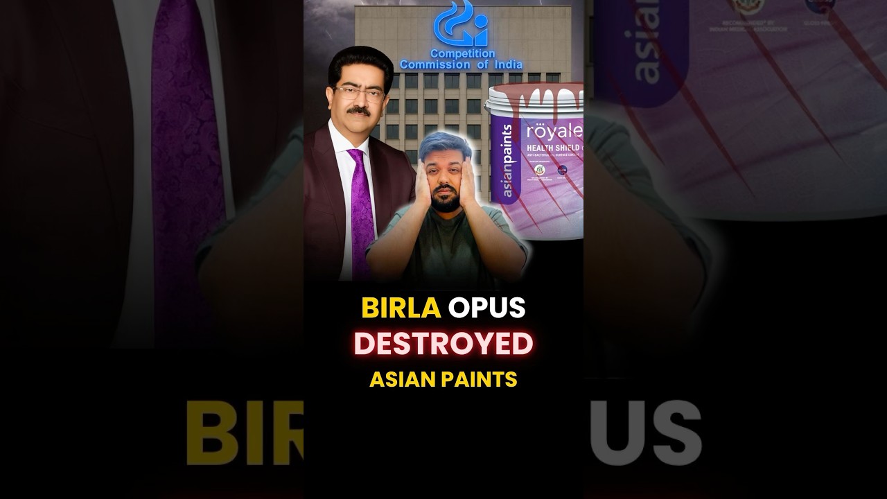 How BIRLA OPUS EXPOSED ASIAN PAINTS - Rs 50,000 CRORE PAINT WAR #shaorts #trending #capiyushbafna