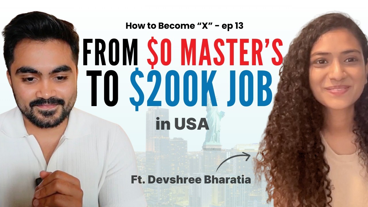 Here's how she went from a Tier-3 College in India to a $200K Job in USA