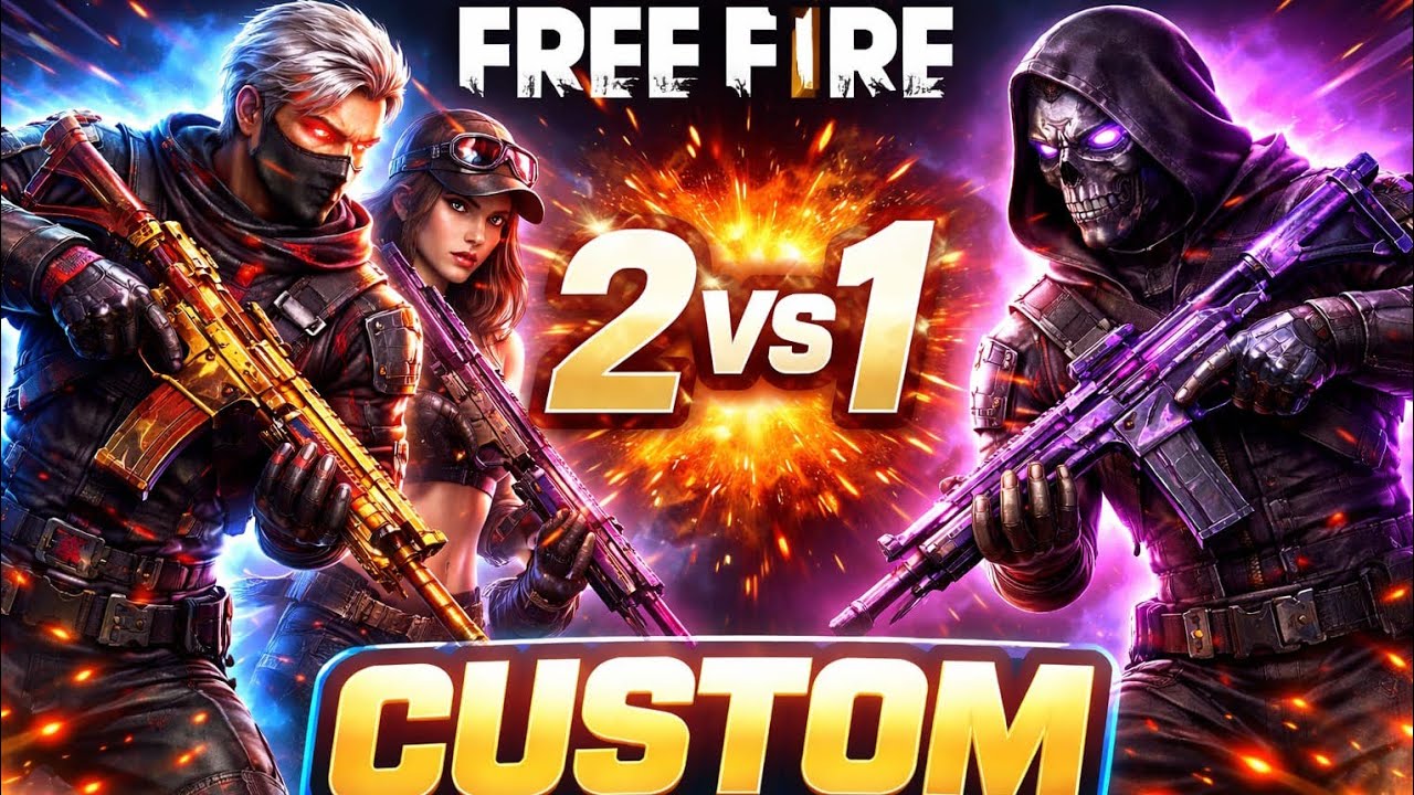 2v1 custom challenge #live #viral