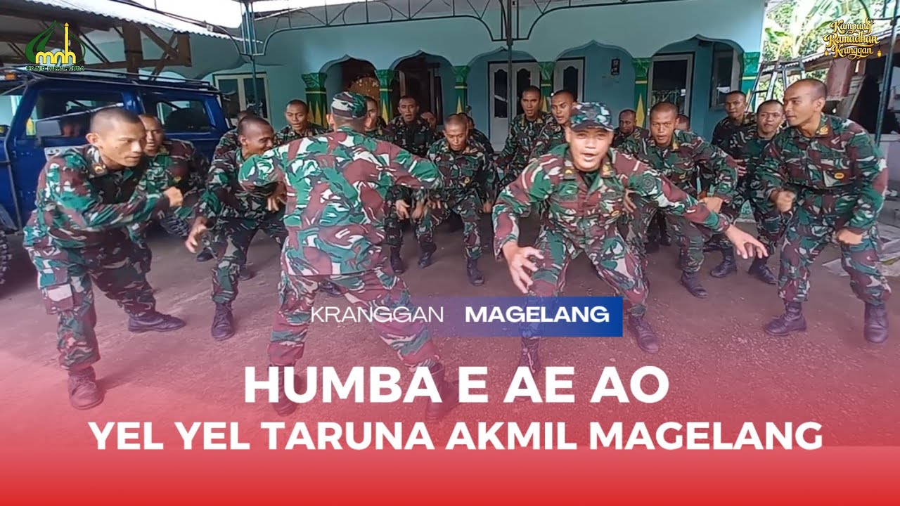 Yel Yel Taruna Akmil Magelang HUMBA E AE AO | Kampung Ramadhan Kranggan