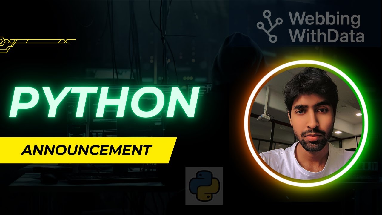 Big Announcement: I'm Starting a Python Programming Series! | Full Roadmap Inside