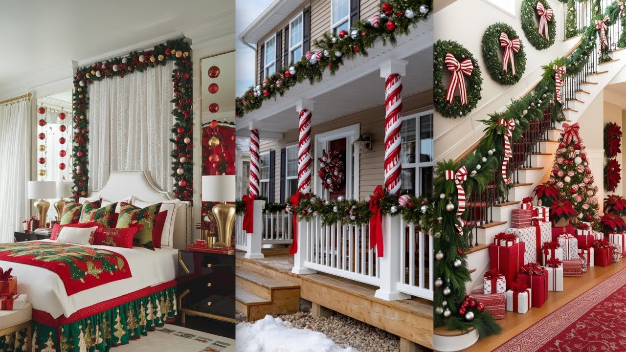 Ideas para decorar afuera y adentro de tu casa para esta navidad 2025.
