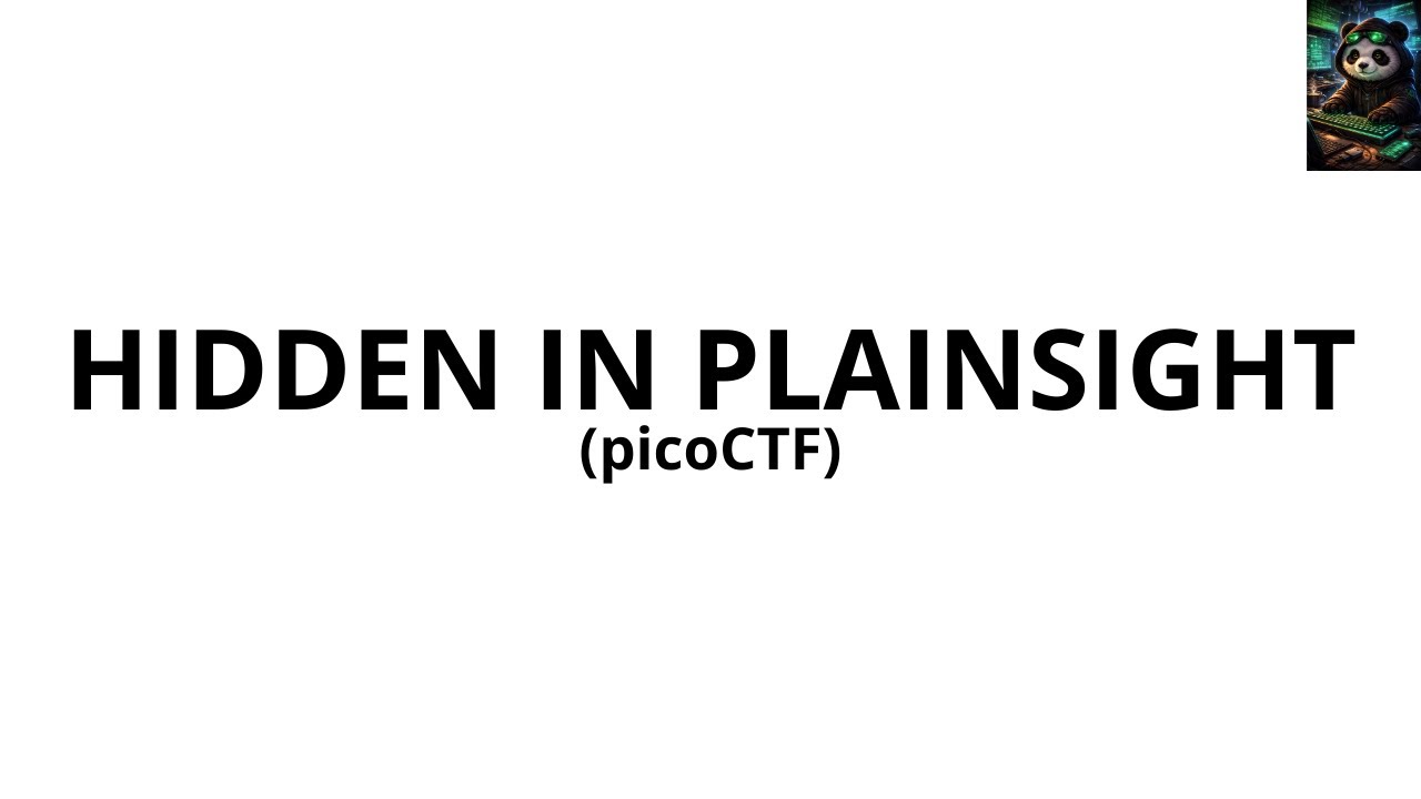PicoCTF Hidden In Plainsight - steghide command